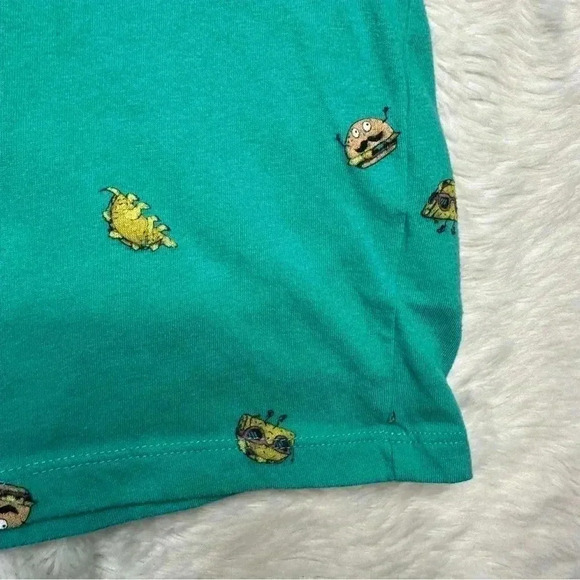Old Navy T-Shorts Tacos Green  & Yellow Size Small - Picture 16 of 16